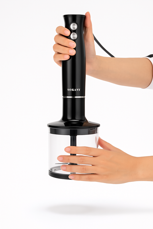 4 in 1 Handheld Blender Set Electric Stick Mixer Whisk Kitchen Appliance