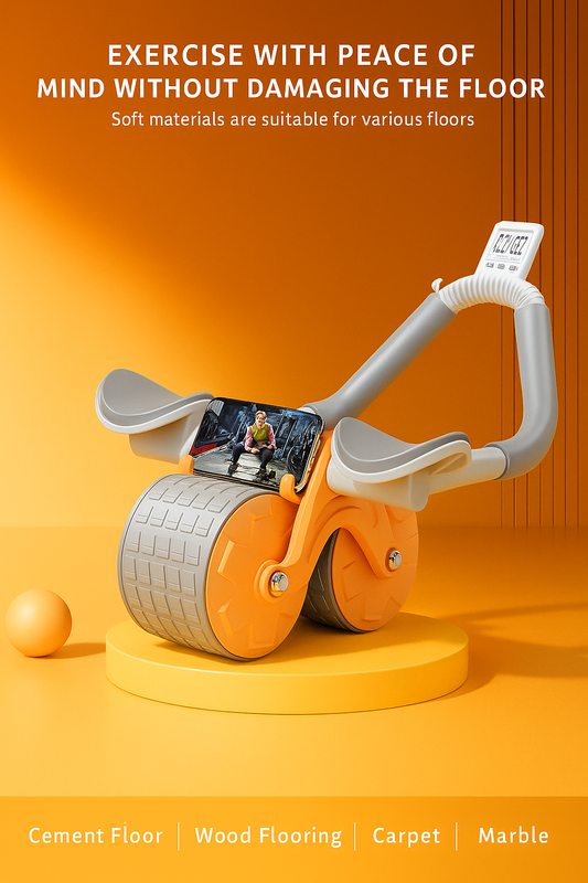 Ab Roller Gym Wheel Double Wheel Exercise Fitness Core Training Tool