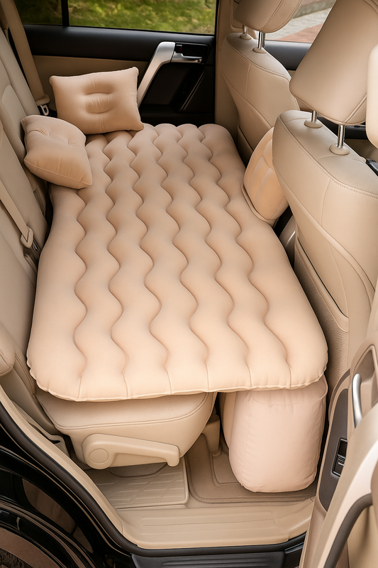 Car Air Bed Inflatable Mattress with Pump Portable Travel Sleeping Bed
