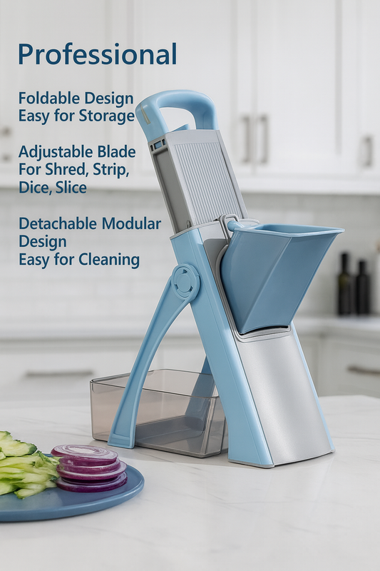 High End Multifunctional Vegetable Cutter Foldable Adjustable Kitchen Slicer