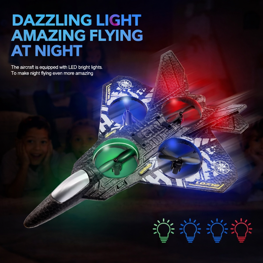 Remote Control Aeroplane Toy with 3.7V Rechargeable Battery and USB Charging