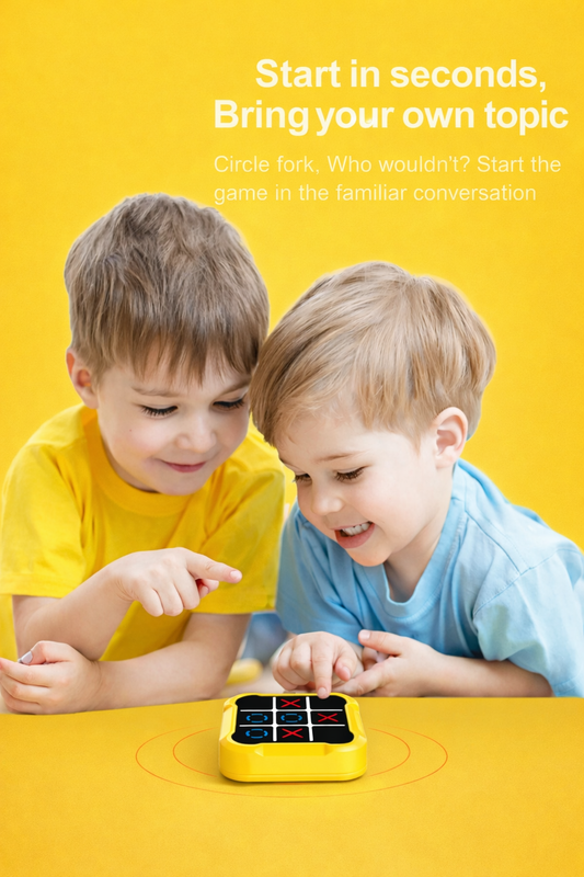 Tic Tac Toe Bolt Board Game – Kids Educational Toy 3+