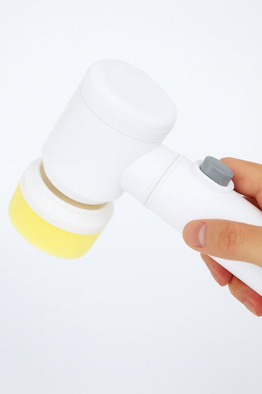 Electric Cleaning Brush 3 Head Scrubber Portable Handheld Household Tool