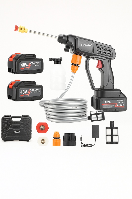 Portable Car Washer Double Battery High Pressure Cleaning Machine