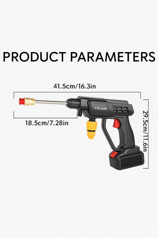 Portable Car Washer Double Battery High Pressure Cleaning Machine