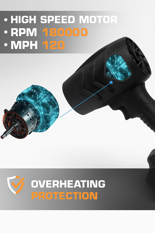 Power Violent Fan High Speed Rechargeable Portable Air Cooling Device