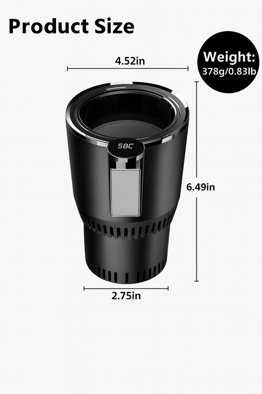 Electric Cooling Cup Fast Beverage Chiller Smart Desktop Drink Cooler