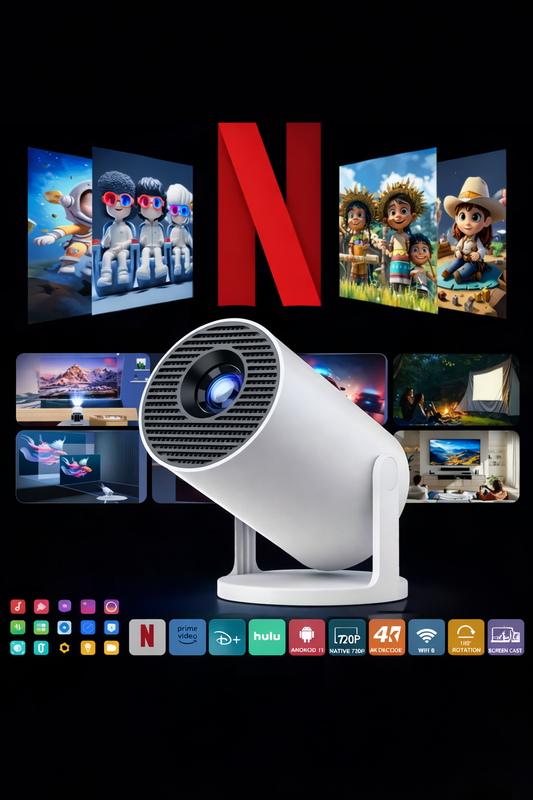 HY-300 Home Theatre Multimedia Projector with Highlight Coating Lens