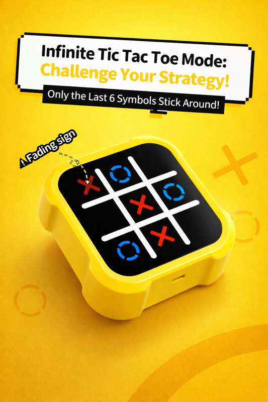 Tic Tac Toe Bolt Board Game – Kids Educational Toy 3+