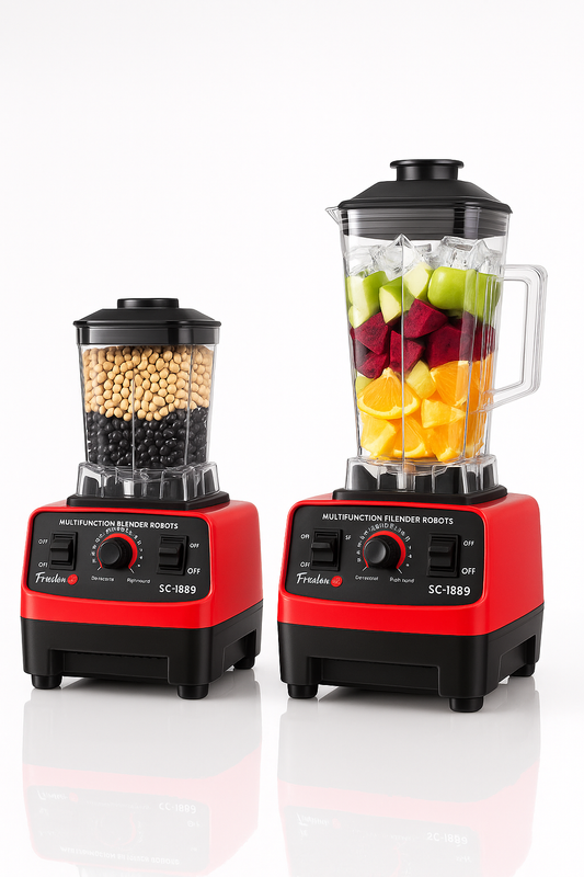 Silver Crest Double Jar Blender High Speed Mixer Grinder Kitchen Machine